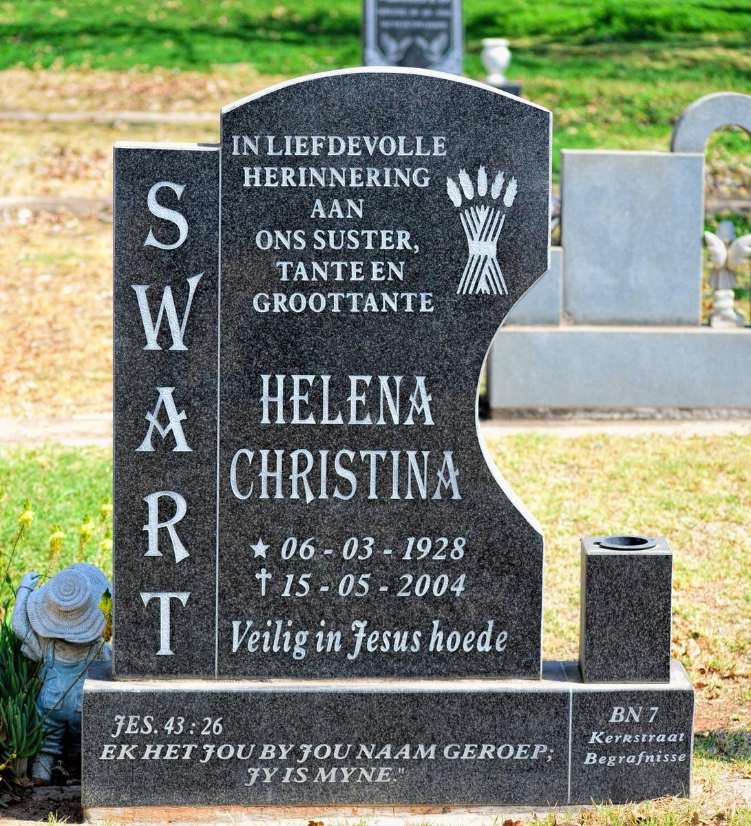SWART Helena Christina 1928-2004