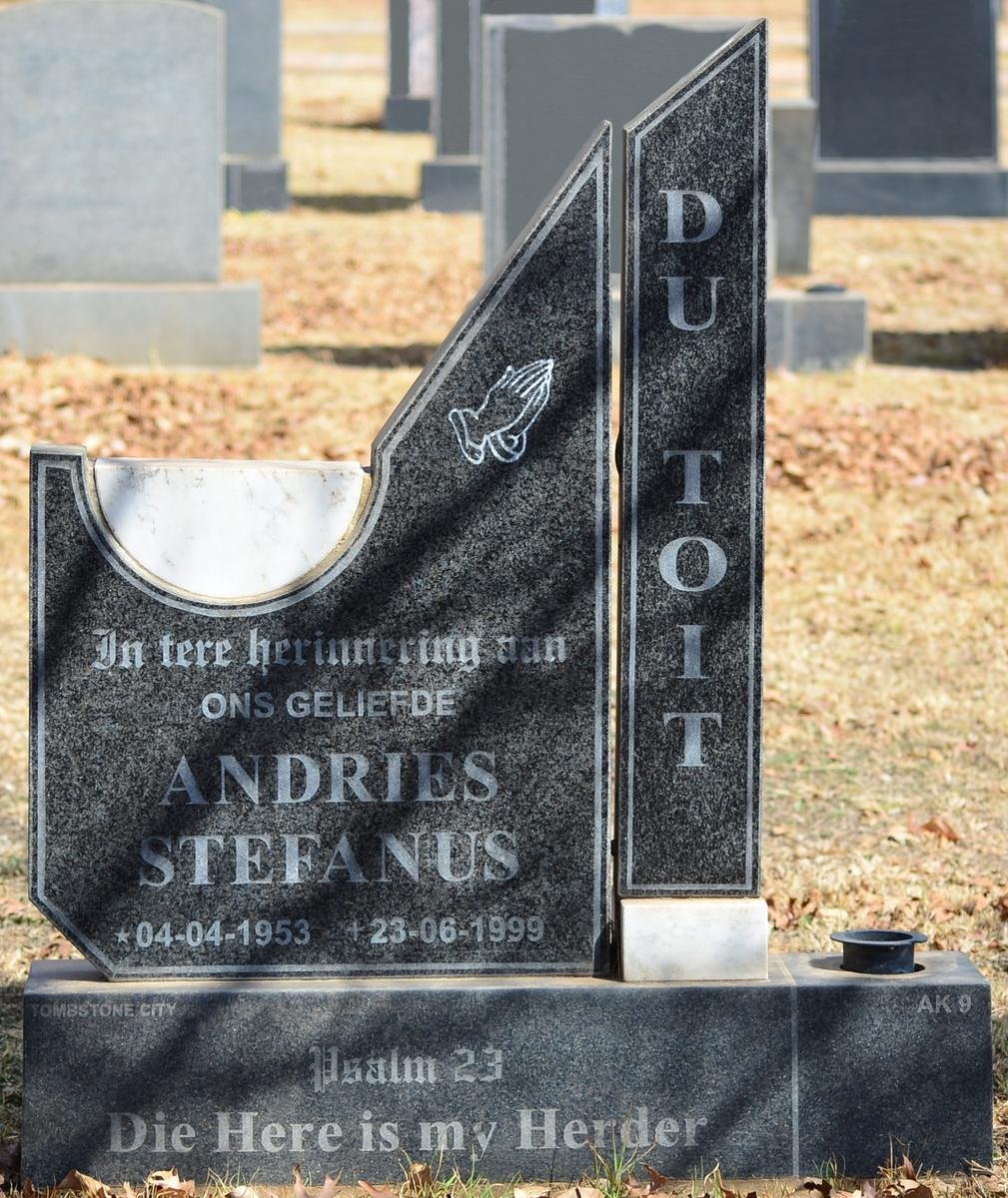 TOIT Andries Stefanus, du 1953-1999