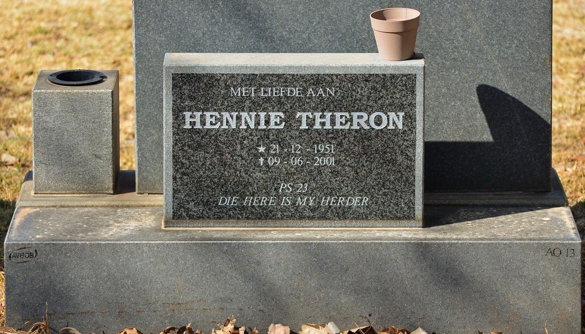 THERON Hennie 1951-2001