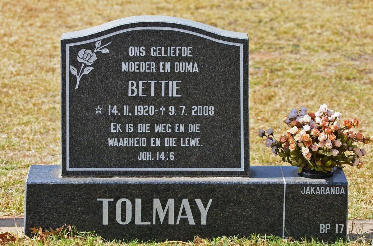 TOLMAY Bettie 1920-2008