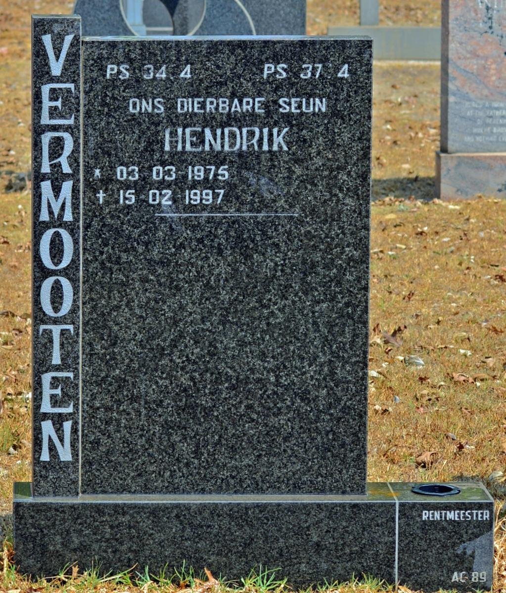 VERMOOTEN Hendrik 1975-1997