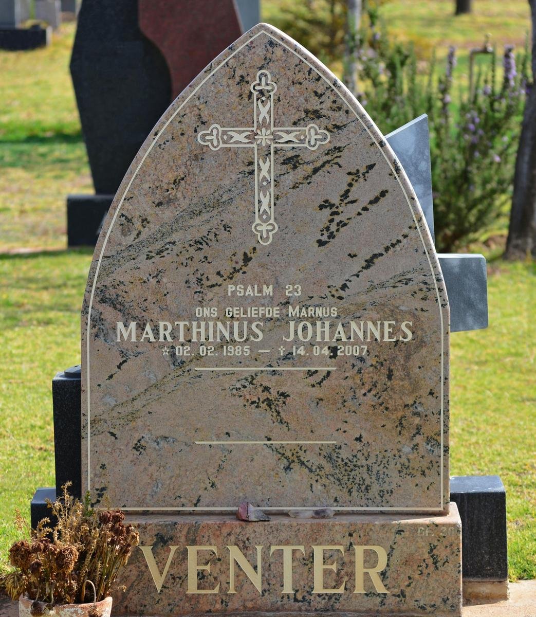 VENTER Marthinus Johannes 1985-2007