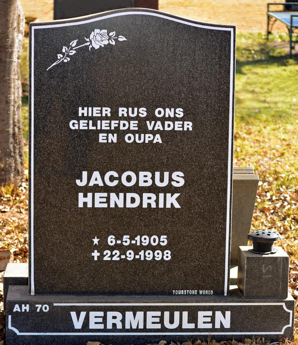 VERMEULEN Jacobus Hendrik 1905-1998