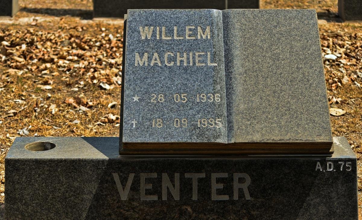 VENTER Willem Machiel 1936-1995