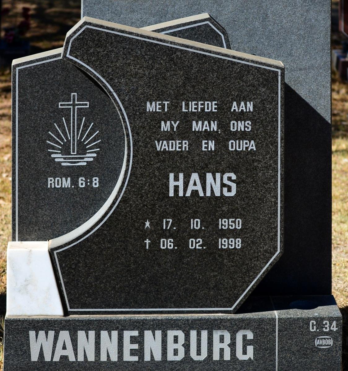 WANNENBURG Hans 1950-1998