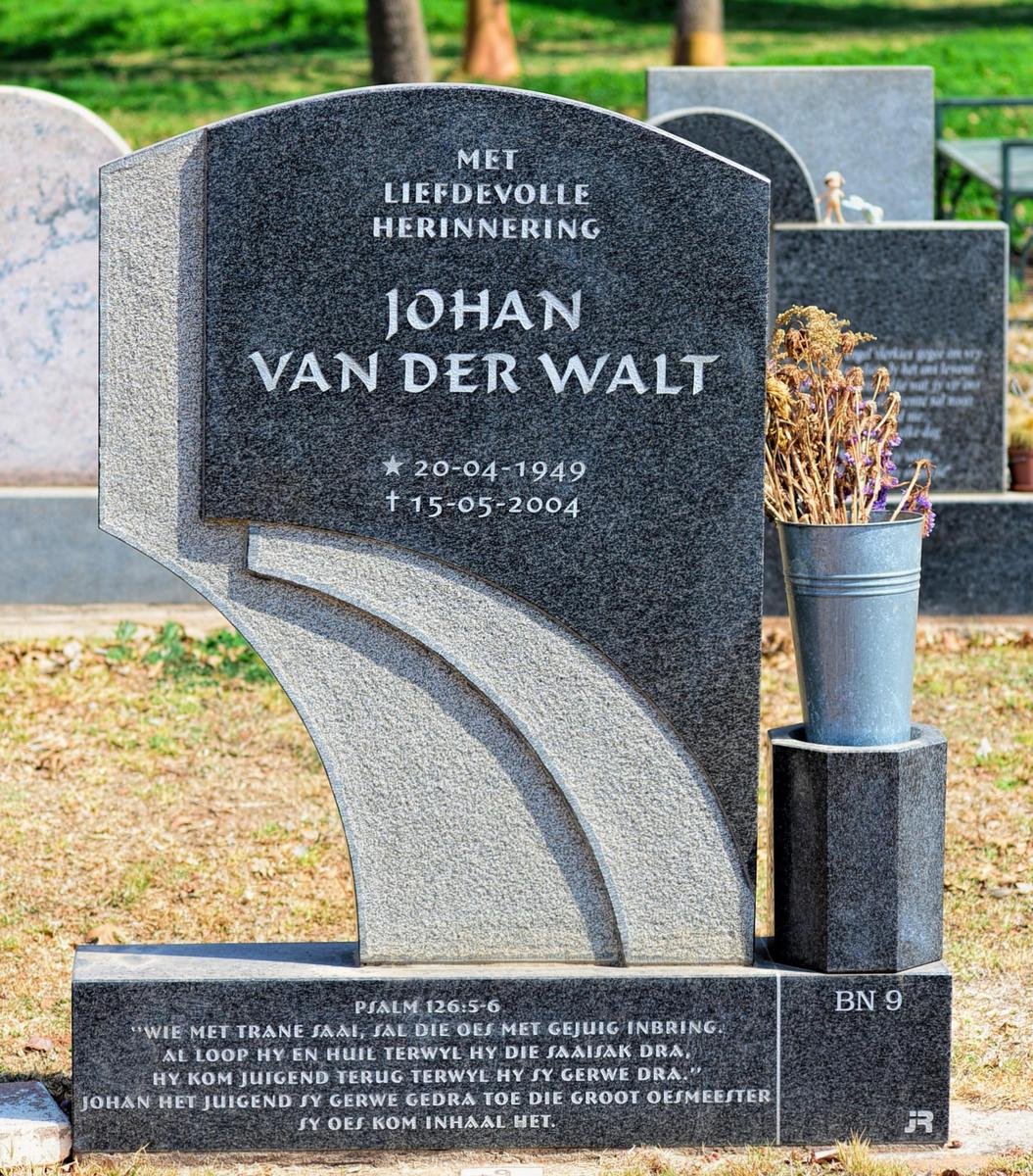 WALT Johan, van der 1949-2004