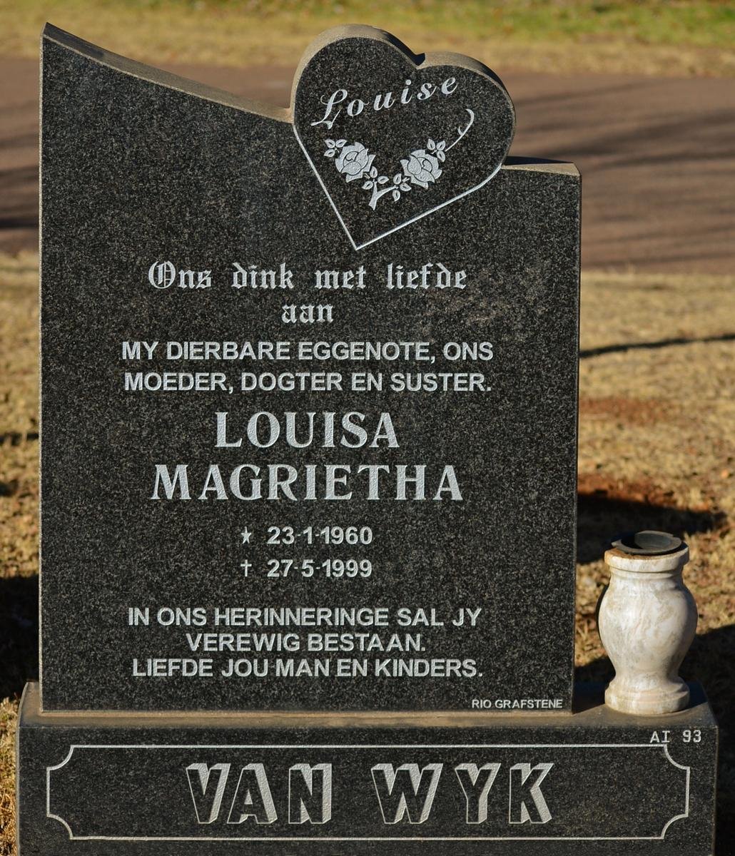 WYK Louisa Magrietha, van 1960-1999