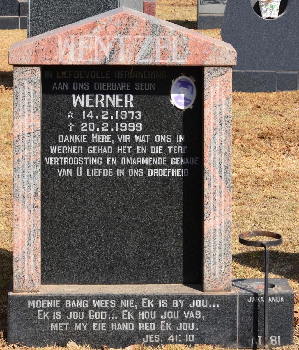 WENTZEL Werner 1973-1999