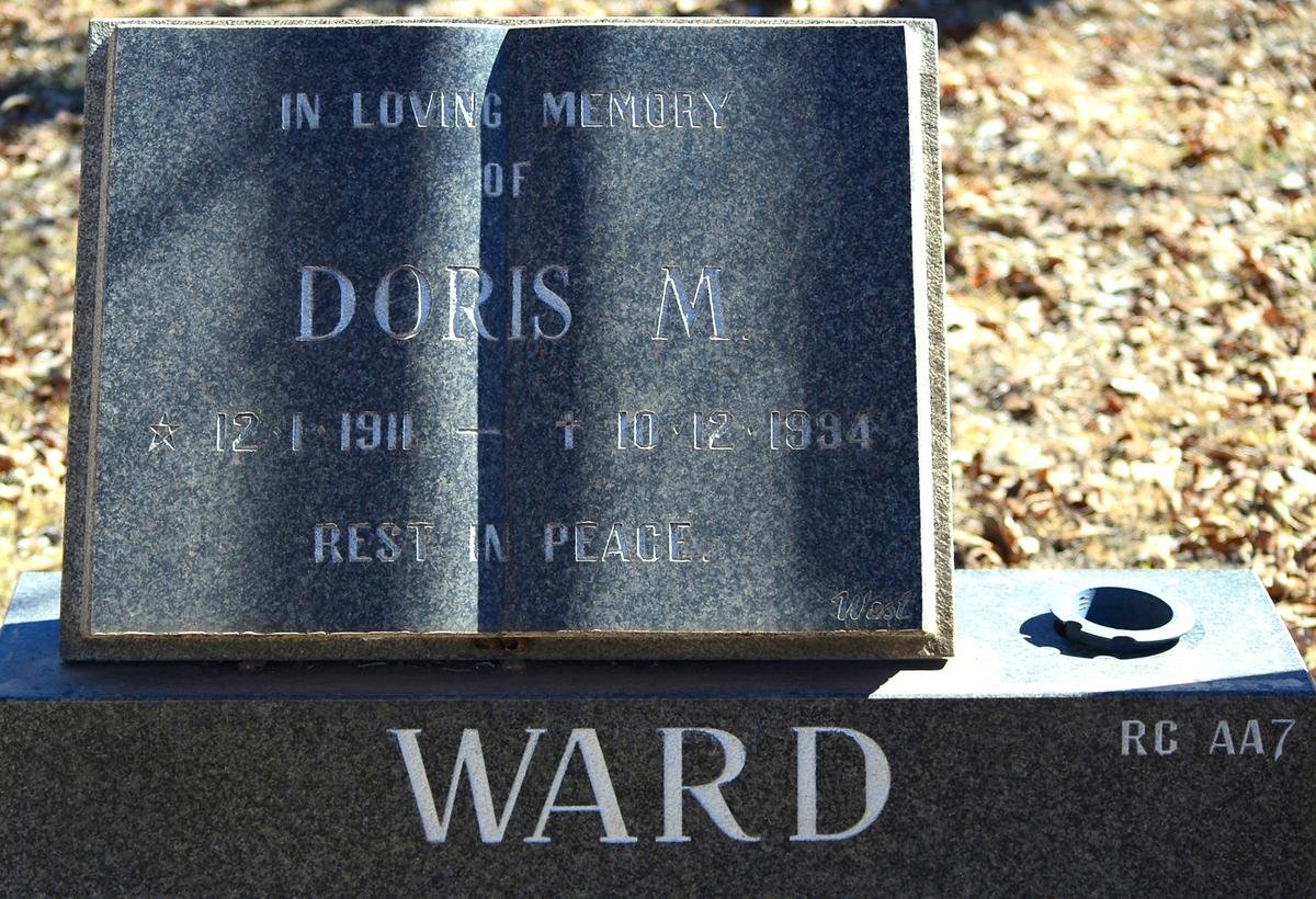 WARD Doris M. 1911-1994