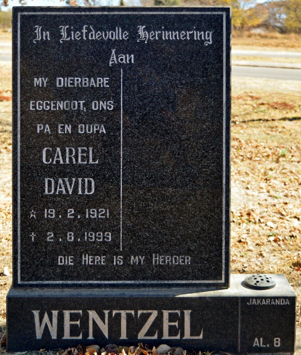 WENTZEL Carel David 1921-1999