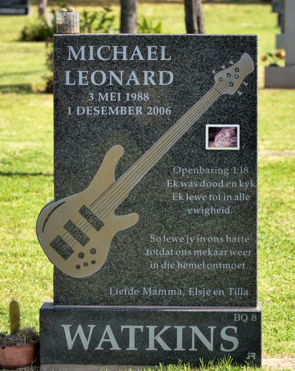 WATKINS Michael Leonard 1988-2006