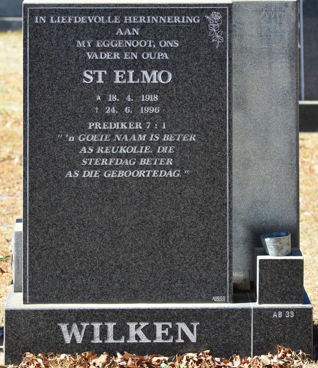 WILKEN ST Elmo 1918-1996