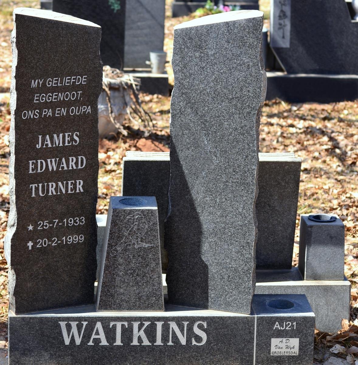 WATKINS James Edward Turner 1933-1999