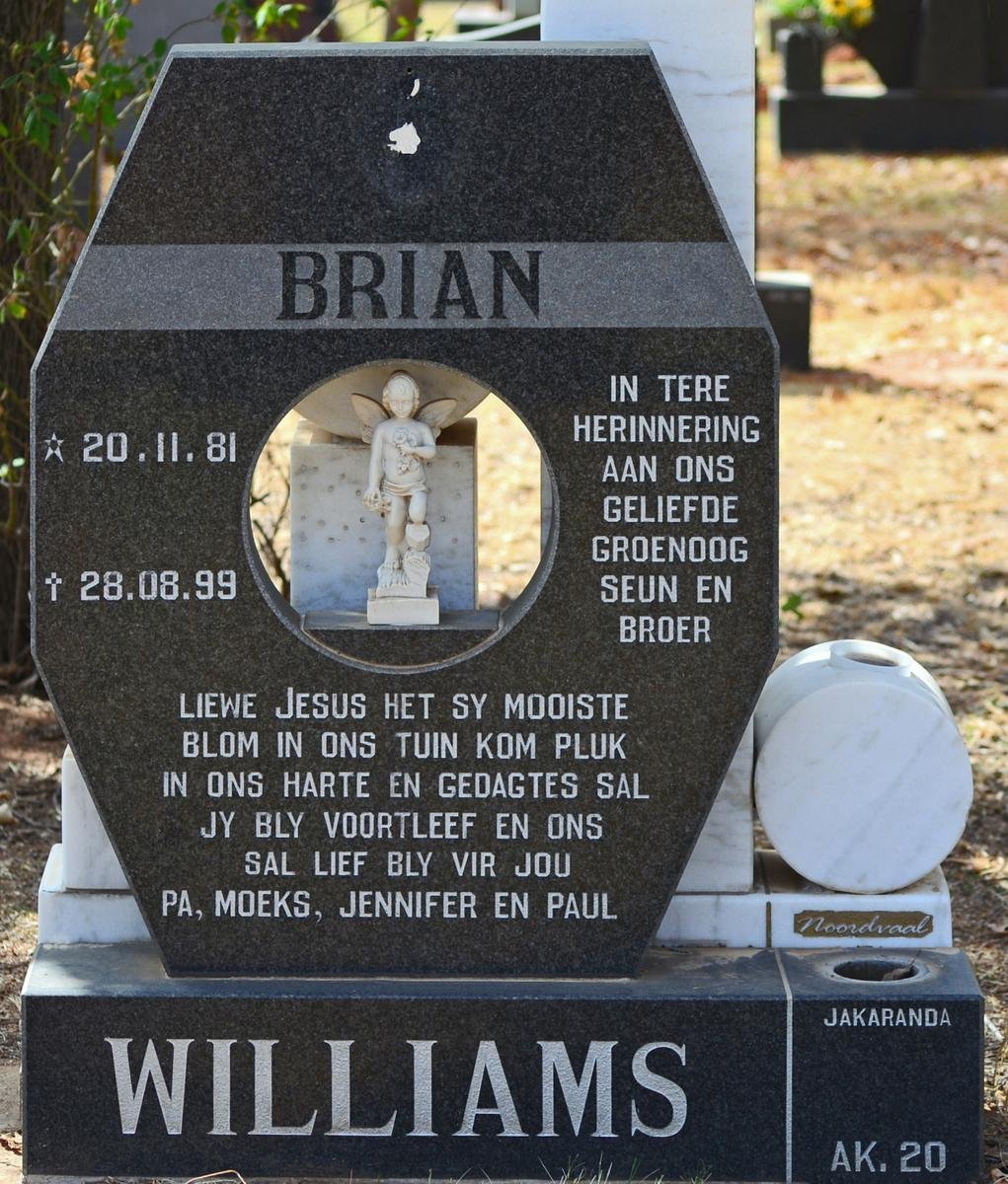 WILLIAMS Brian 1981-1999