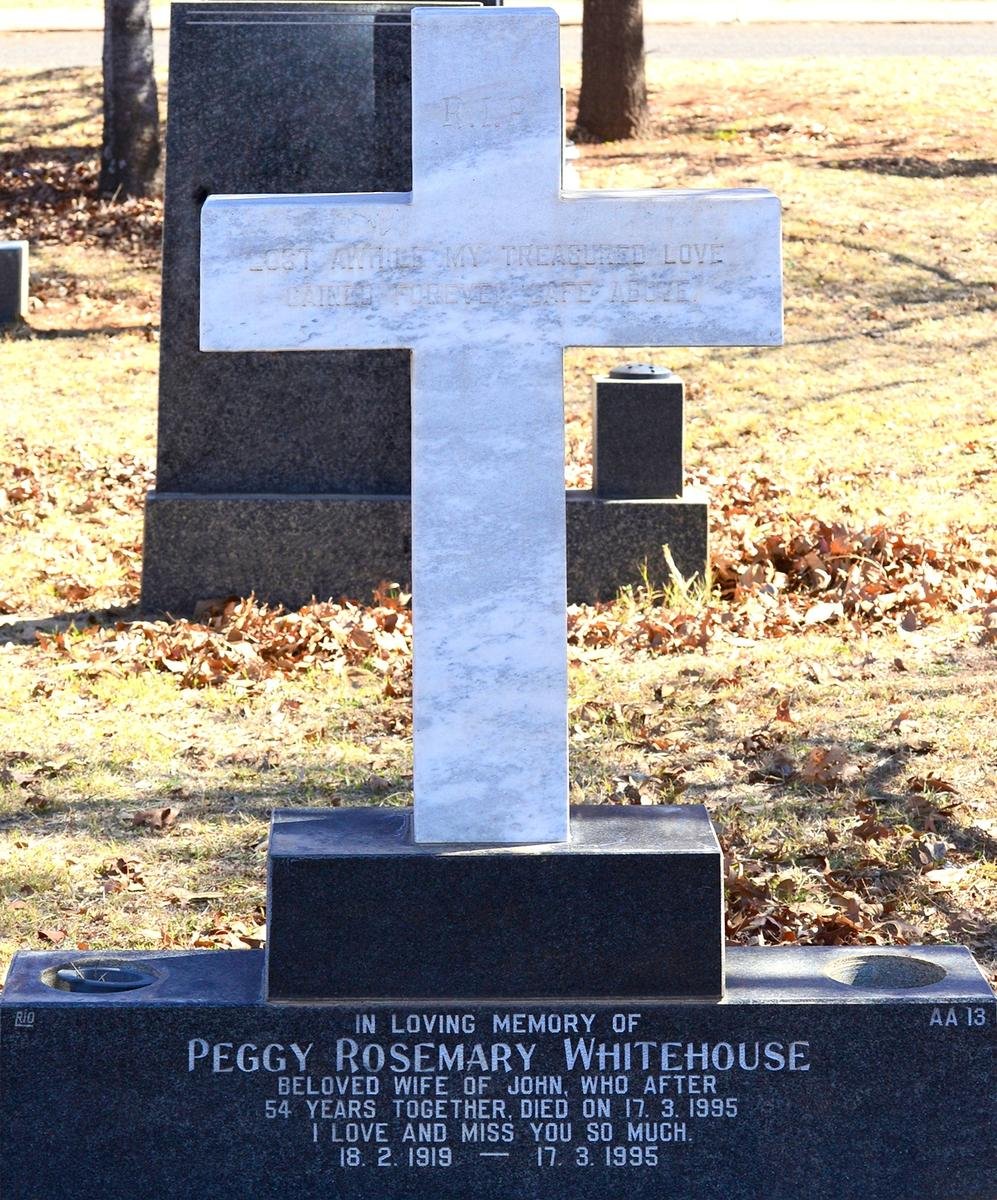 WHITEHOUSE Peggy Rosemary 1919-1995