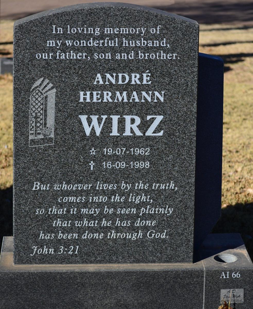 WIRZ André Hermann 1962-1998