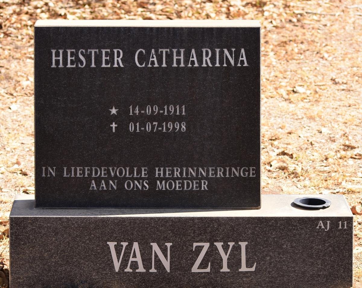 ZYL Hester Catharina, van 1911-1998