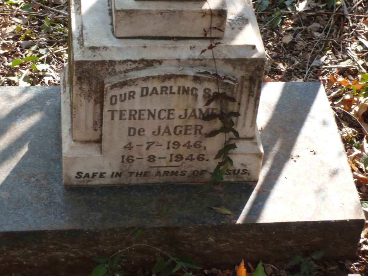 JAGER Terence James, de 1946-1946