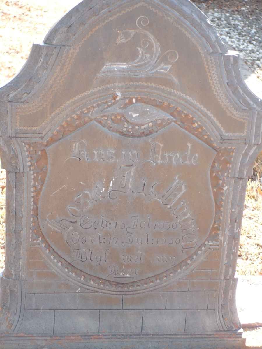 VUUREN Rosie, J.v. 1930-1930