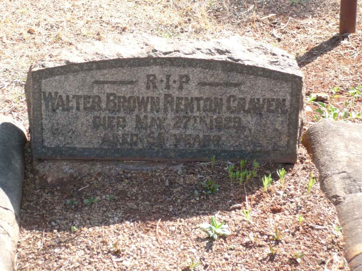 CRAVEN Walter Brown -1928