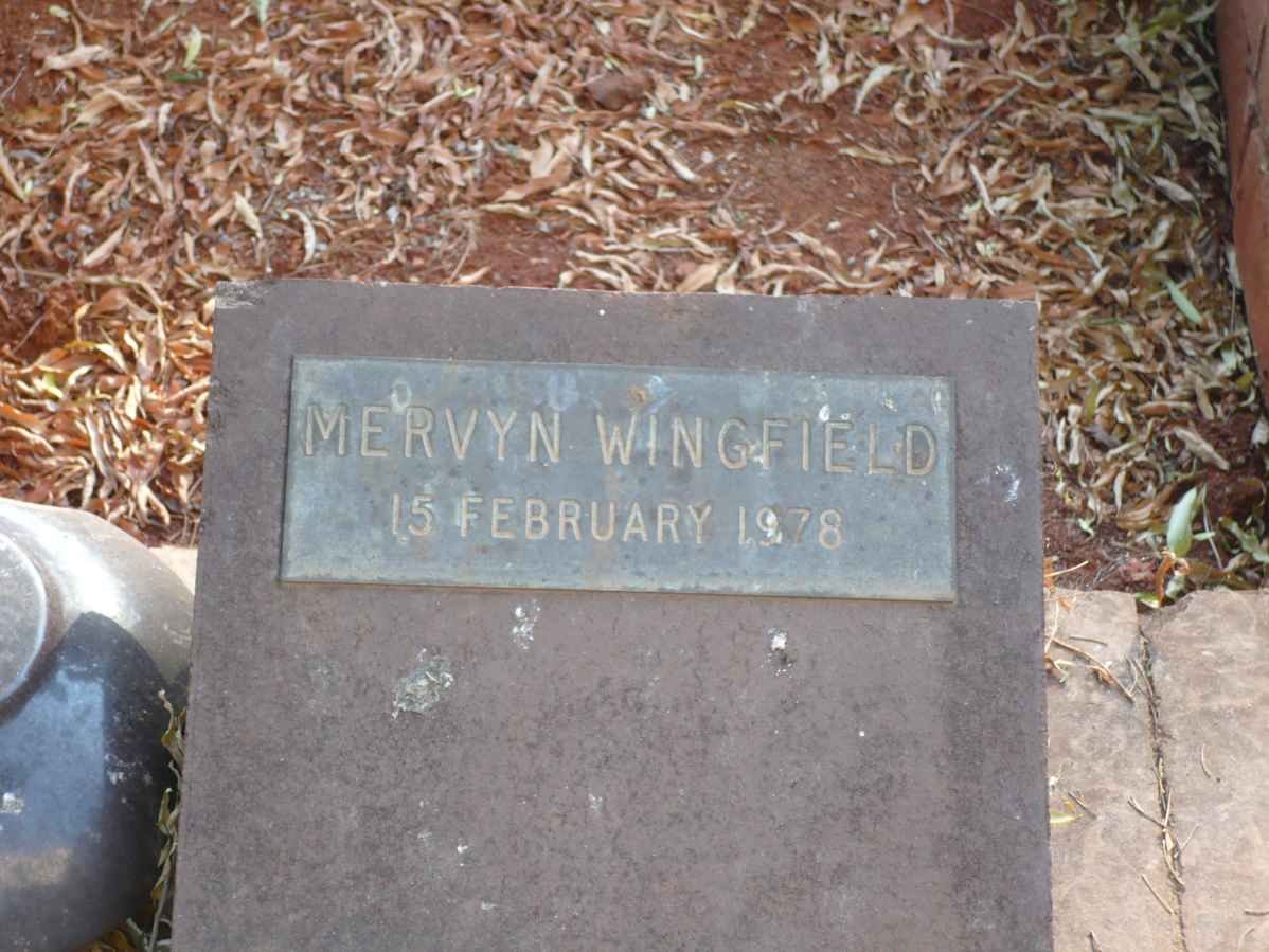 WINGFIELD Mervyn -1978