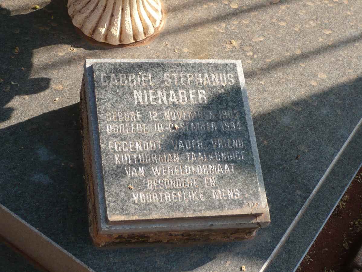 NIENABER Gabriel Stephanus 1903-1994