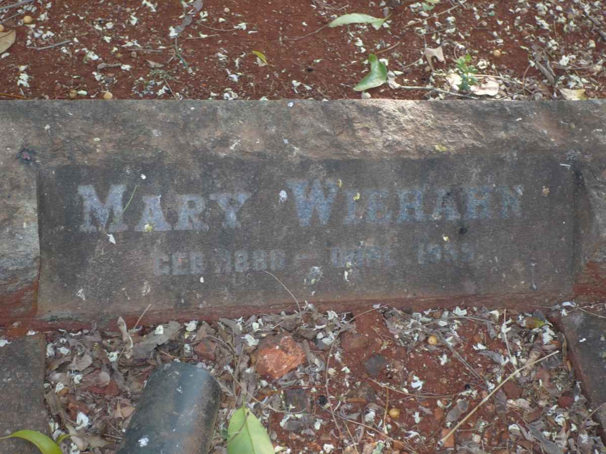 WIEHAHN Mary 1886-1935