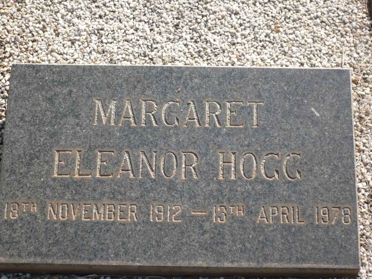 HOGG Margaret Eleanor 1912-1978