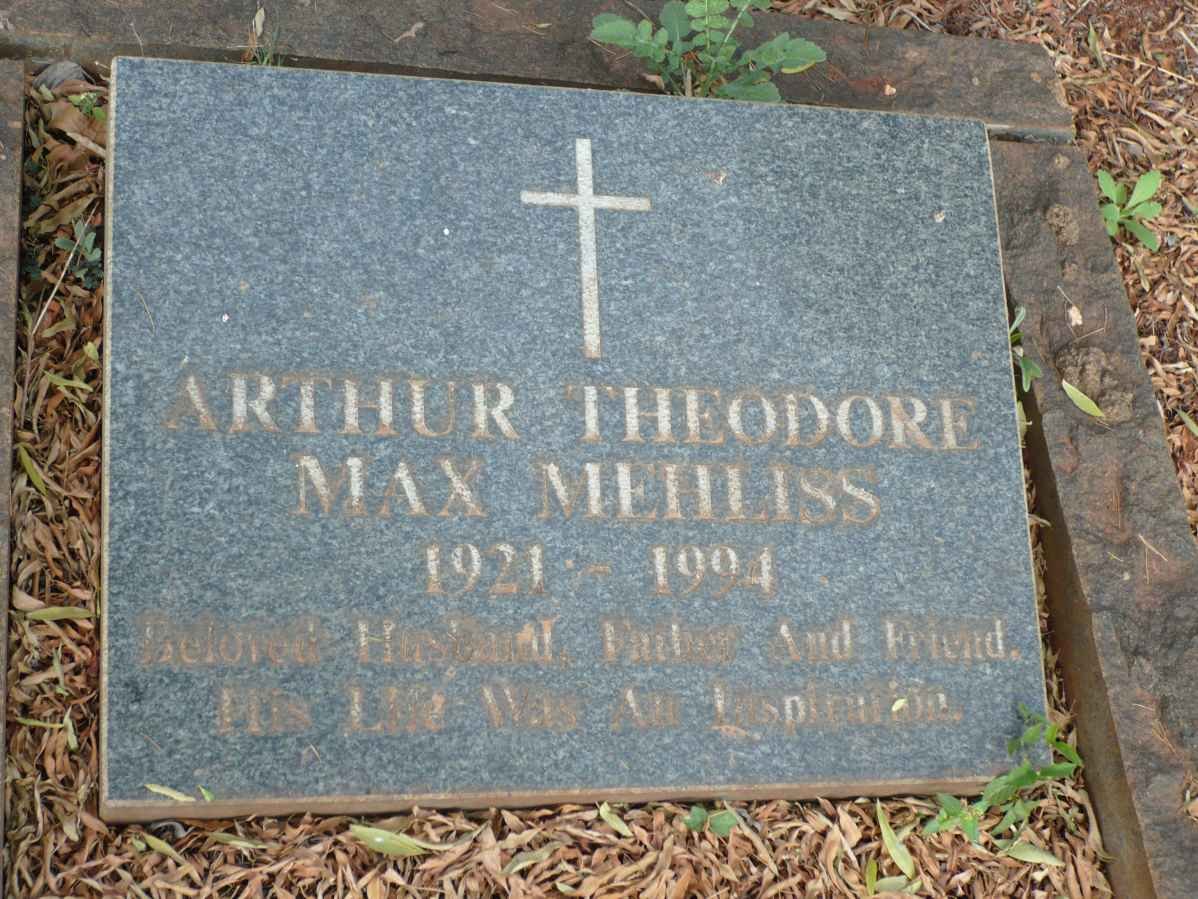 MEHLISS Arthur Theodore Max 1921-1994