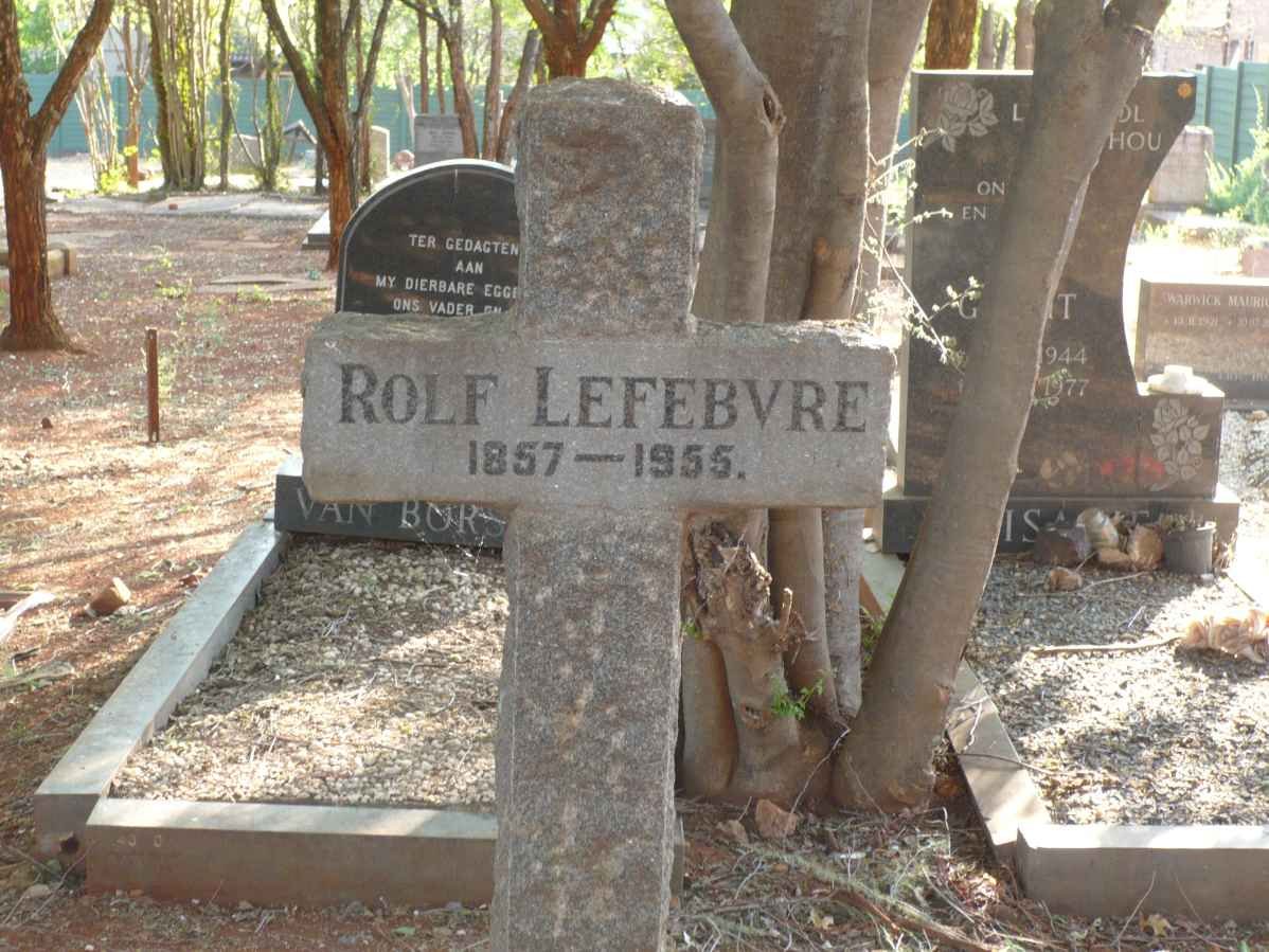 LEFREBVRE Rolf 1857-1955