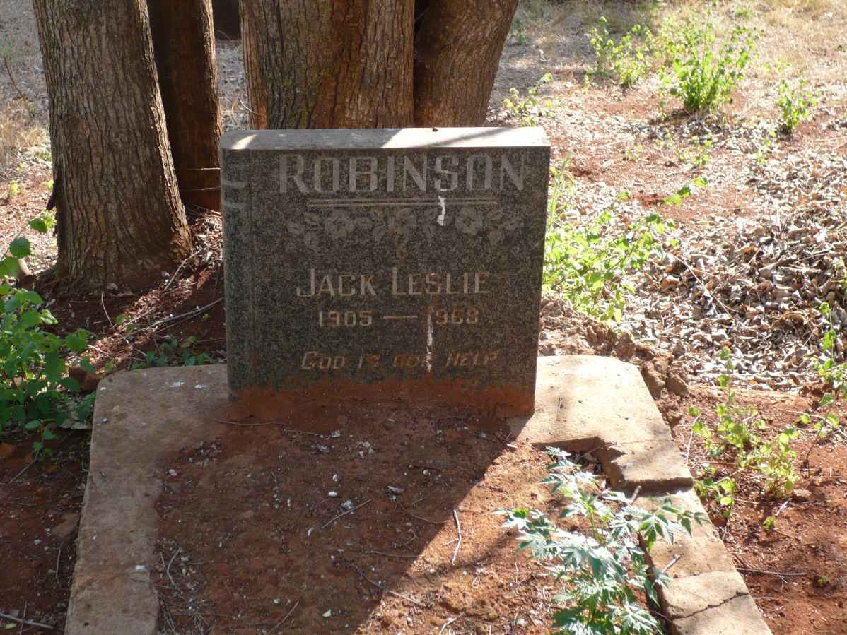 ROBINSON Jack Leslie 1905-1968