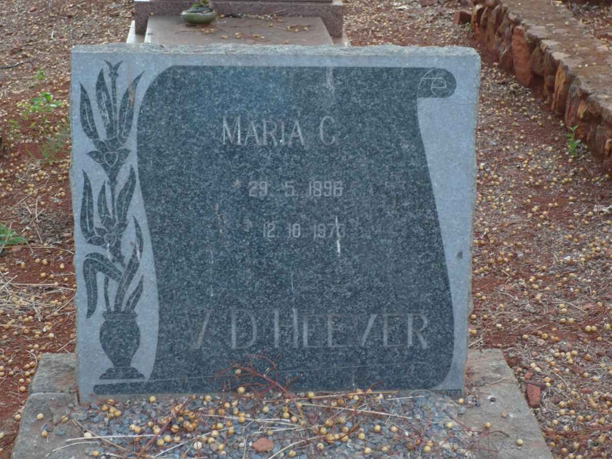 HEEVER Maria C., V.D. 1896-1973