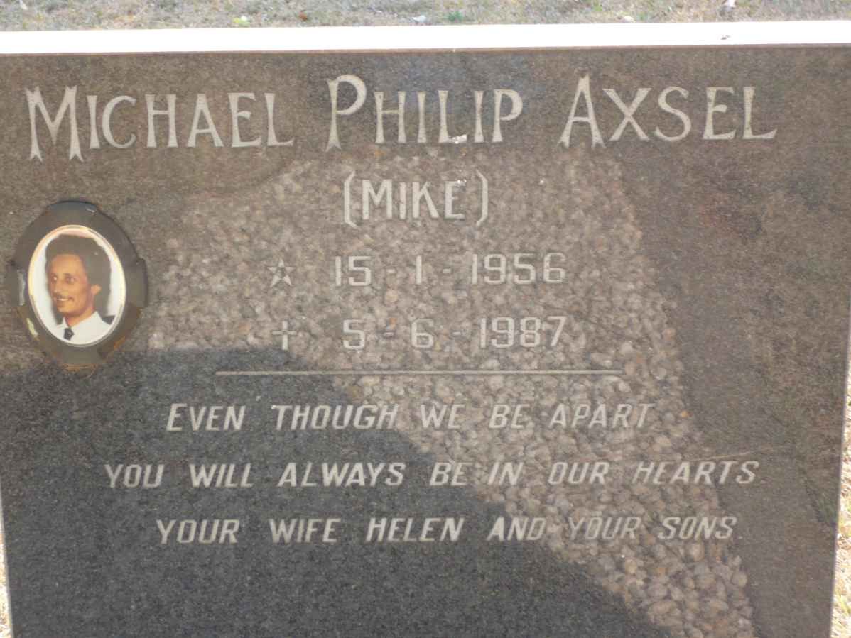 AXSEL Michael Philip 1956-1987