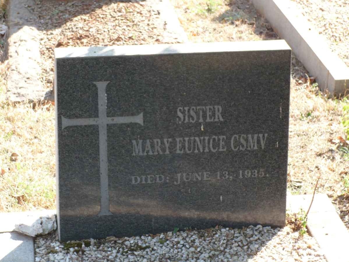 Sister Mary Eunice CSMV -1935