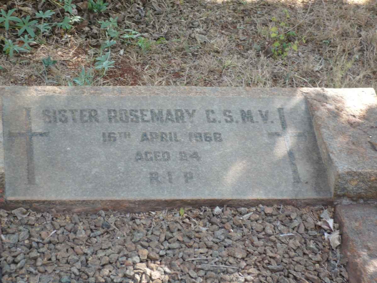 Sister Rosemary CSMV -1966