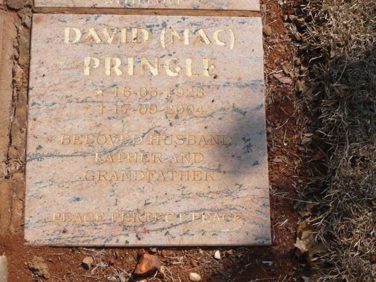 PRINGLE David 1923-2004