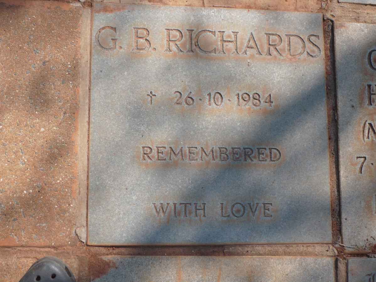 RICHARDS G.B. -1984
