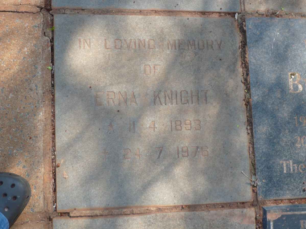 KNIGHT Erna 1893-1976