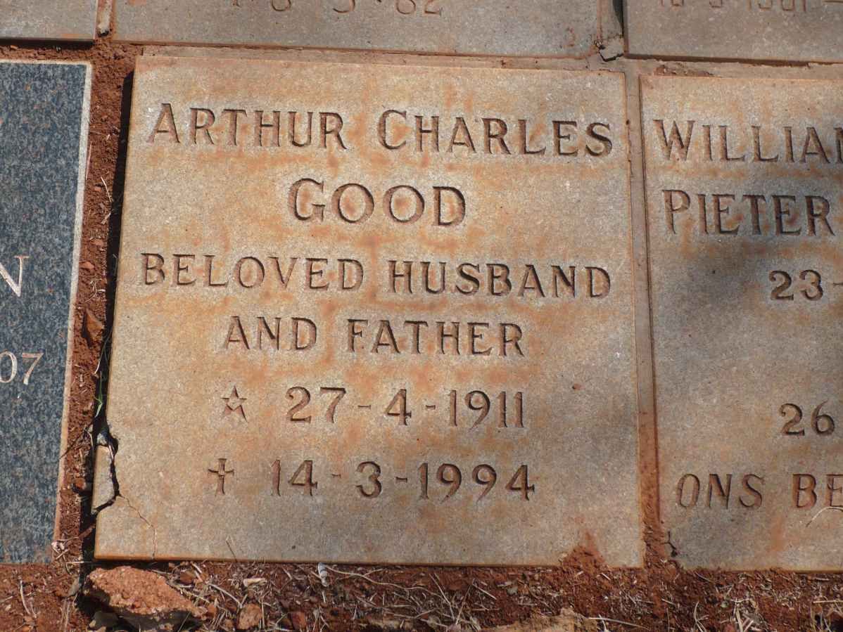 GOOD Arthur Charles 1911-1994