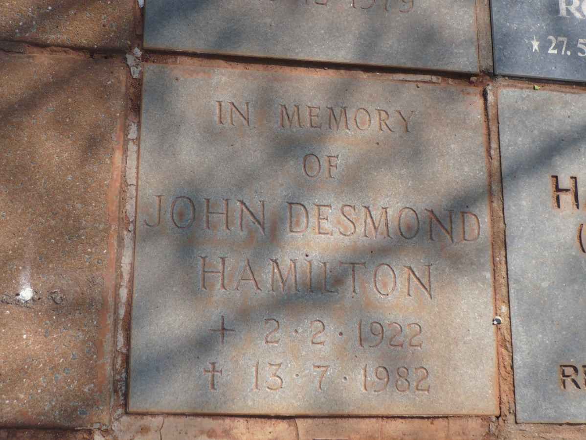HAMILTON John Desmond 1922-1982