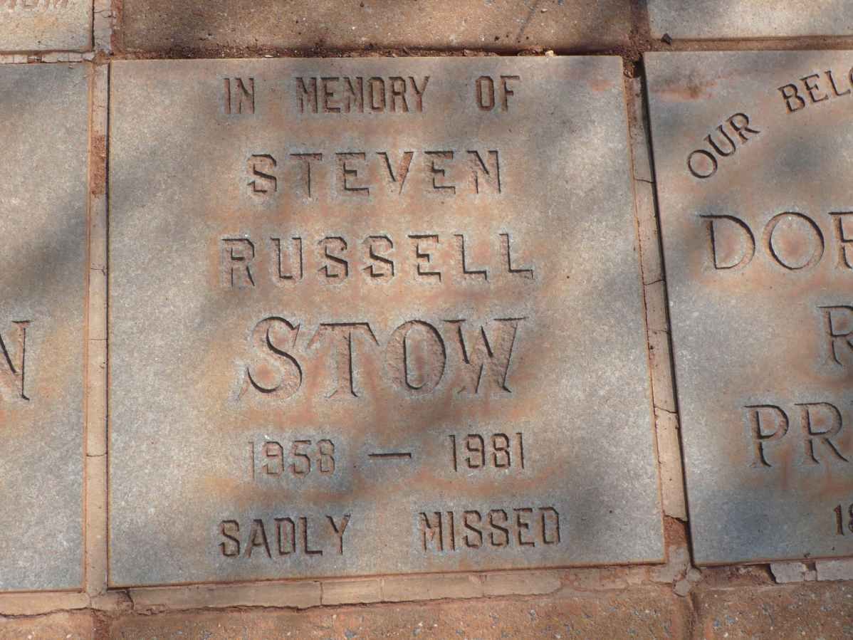STOW Steven Russel 1958-1981