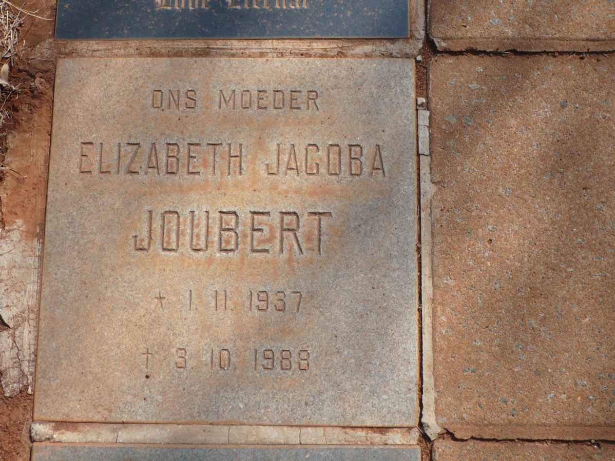 JOUBERT Elizabeth Jacoba 1937-1988
