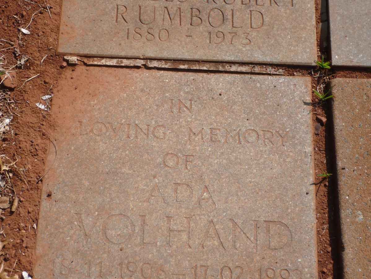 VOLHAND Ada 1906-1999
