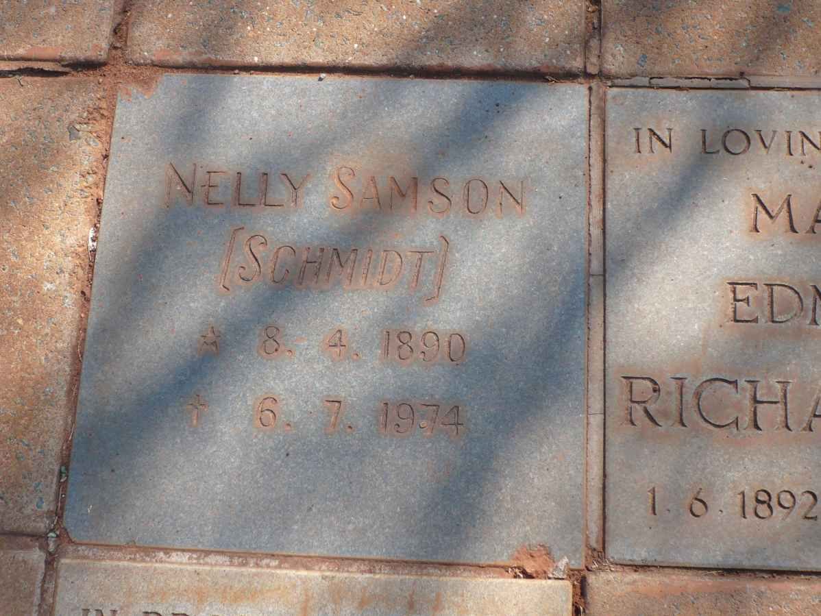 SAMSON Nelly nee SCHMIDT 1890-1974