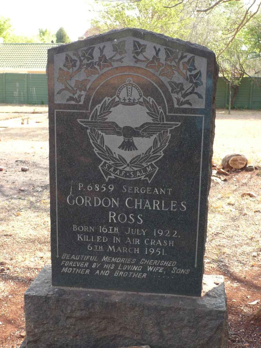 ROSS Gordon Charles 1922-1951
