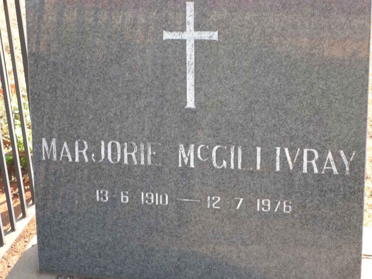 McGILLIVRAY Marjorie 1910-1976