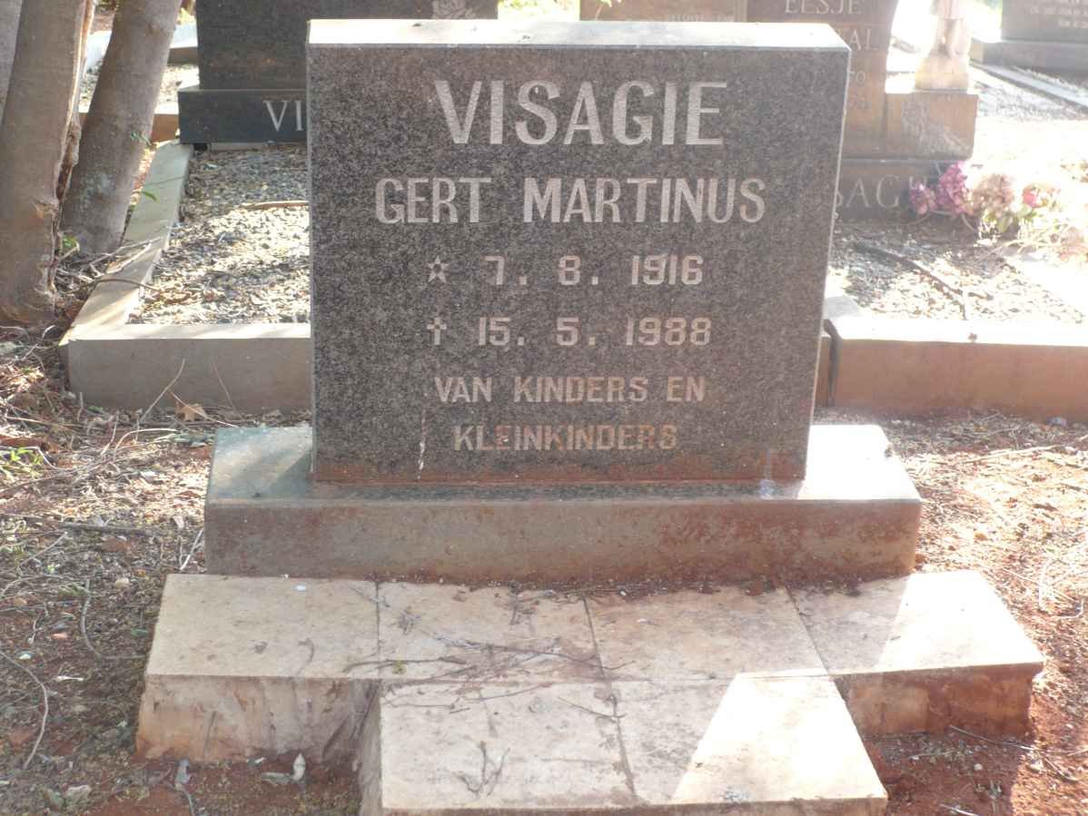 VISAGIE Gert Martinus 1916-1988