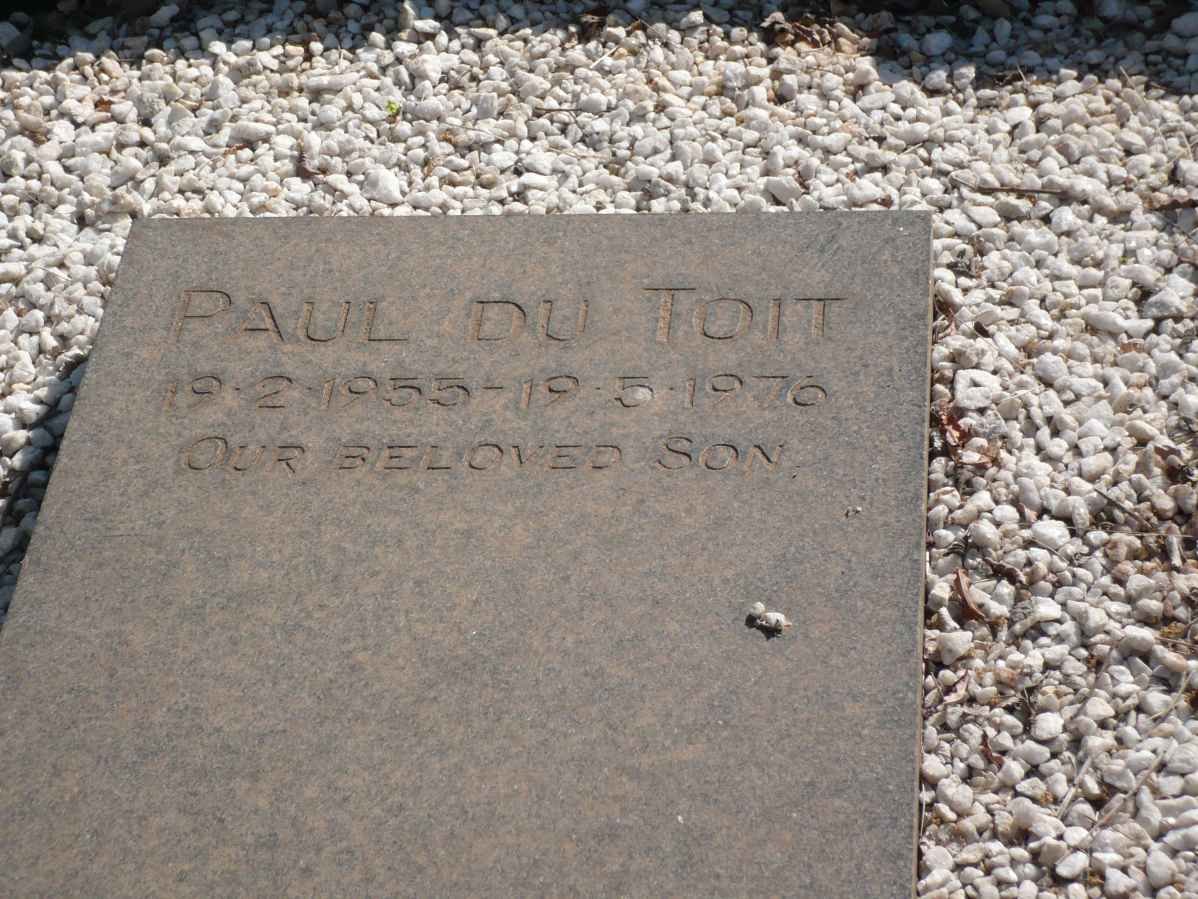 TOIT Paul, du 1955-1976