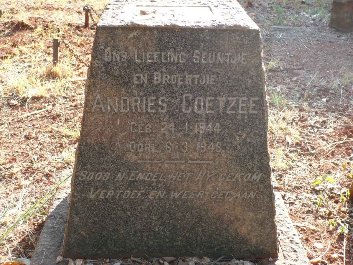 COETZEE Andries 1944-1948