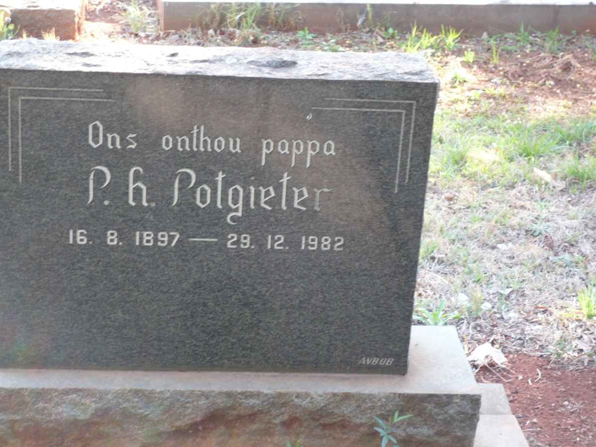 POTGIETER P.H. 1897-1982